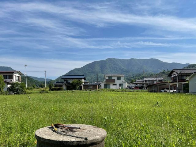 S様のご実家である大月の初夏の風景