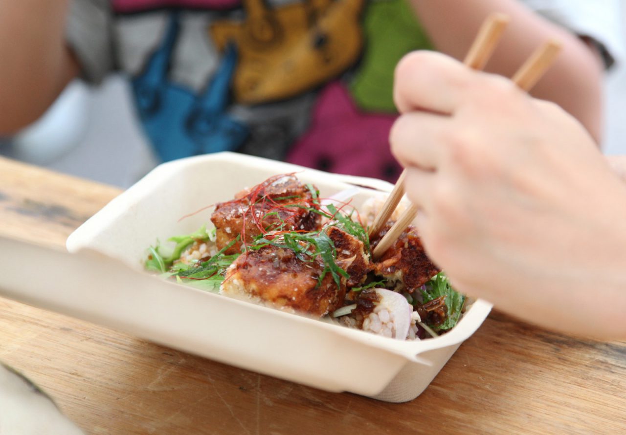 Feel veganfood lifeさんのランチボックス。見るからにおいしそうです……