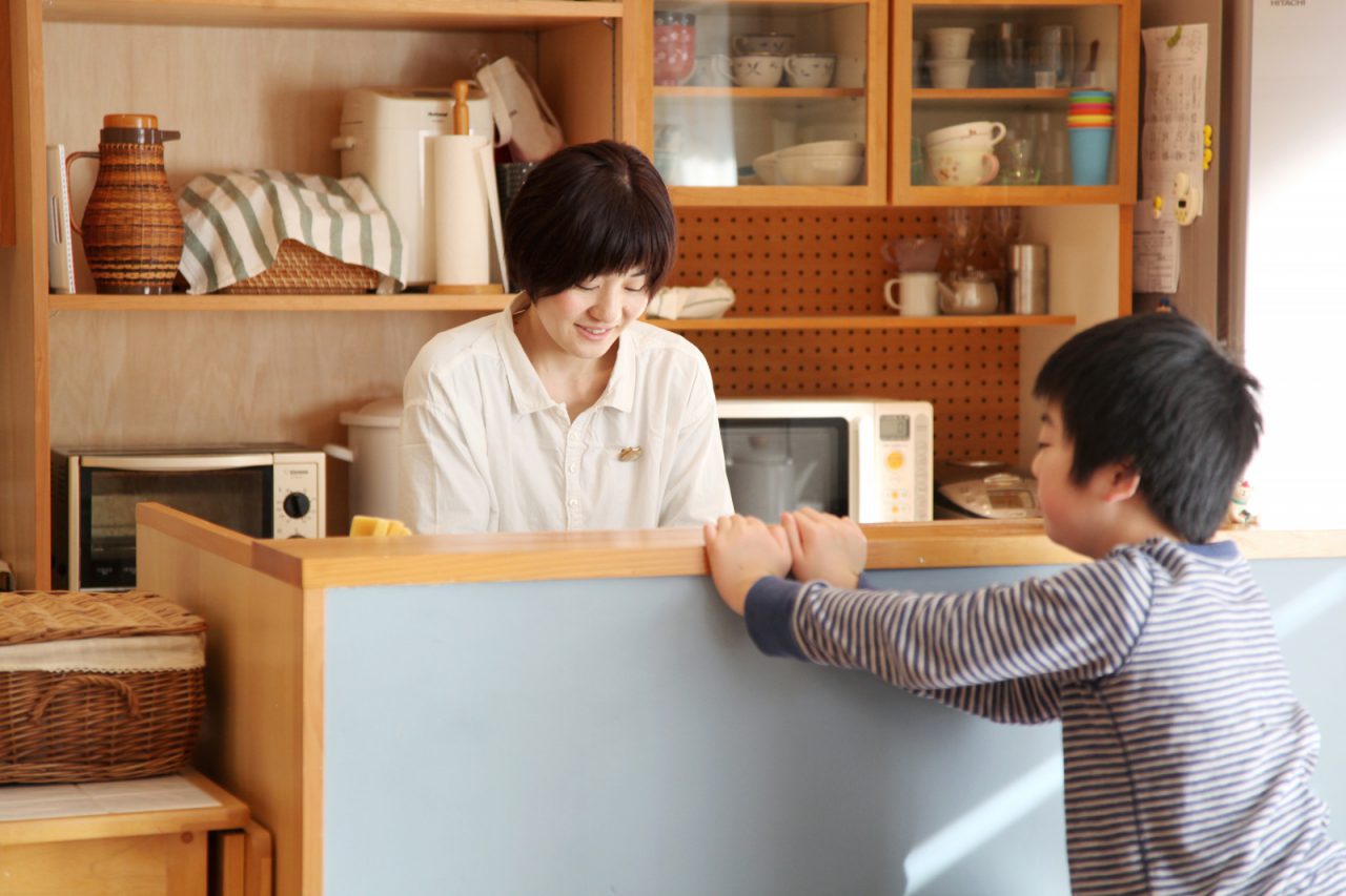 対面式のキッチン