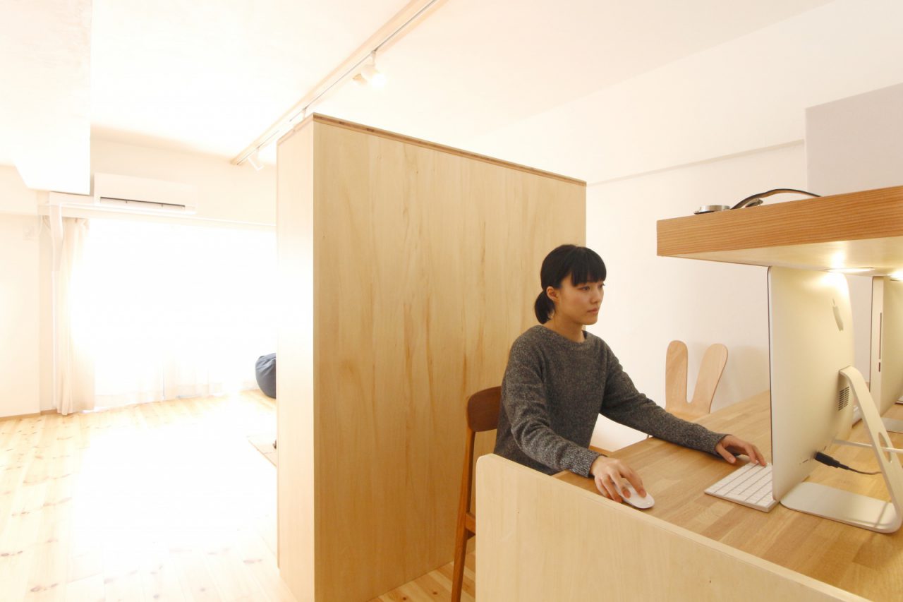 「家ではたらく」を実現する書斎兼ワークスペース。