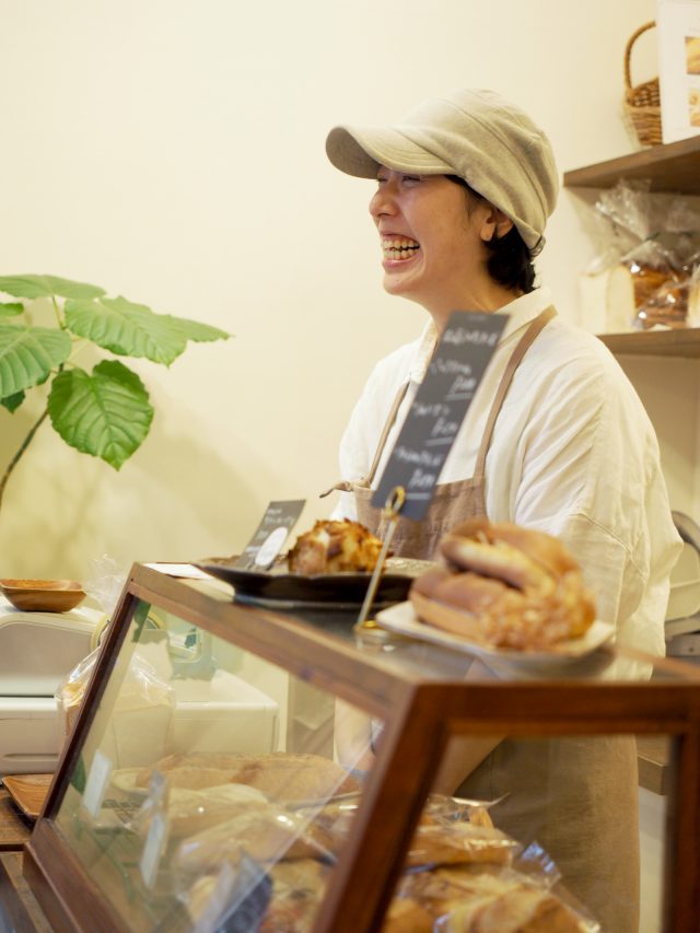 笑顔が素敵な奥様