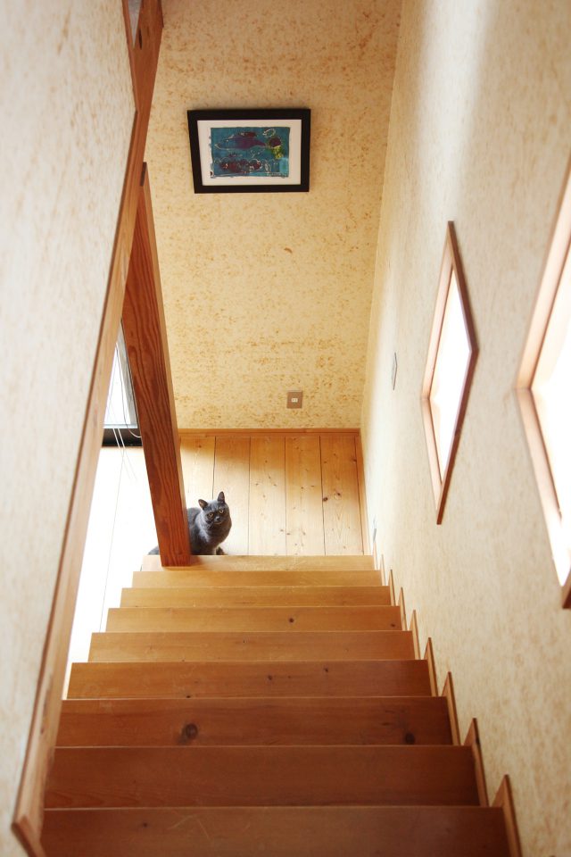 リビングからつながる階段