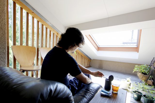 気持ち良く風が抜けるサンルーム