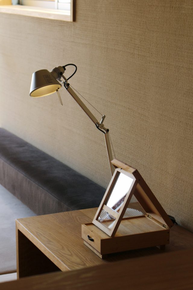 ご主人お手製の化粧箱