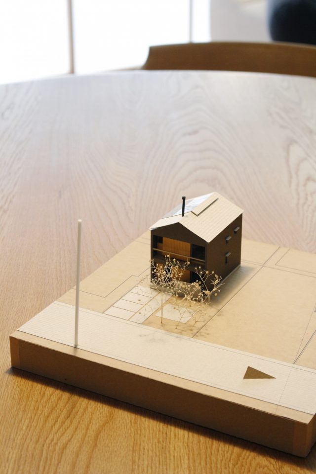 今でも大切に飾っているプラン提案時の模型