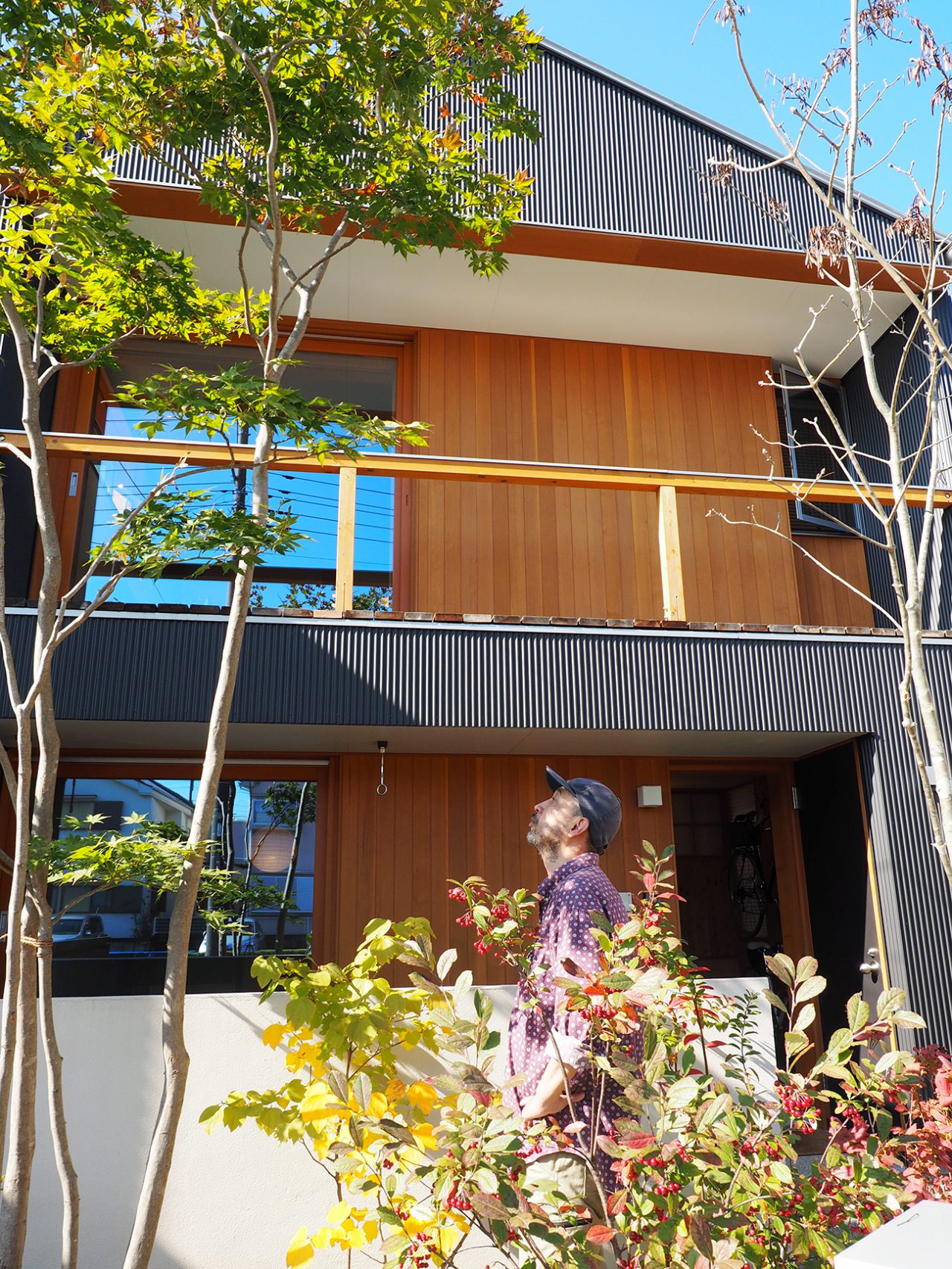 一緒に取材に同行してくださった造園家の小林賢二さん