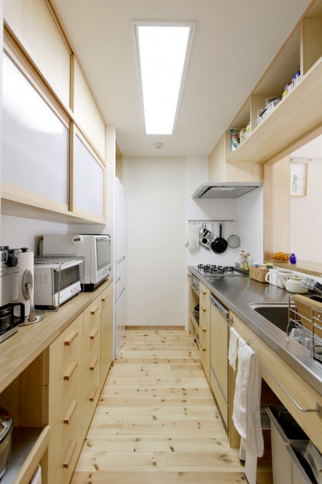 木の造作キッチン