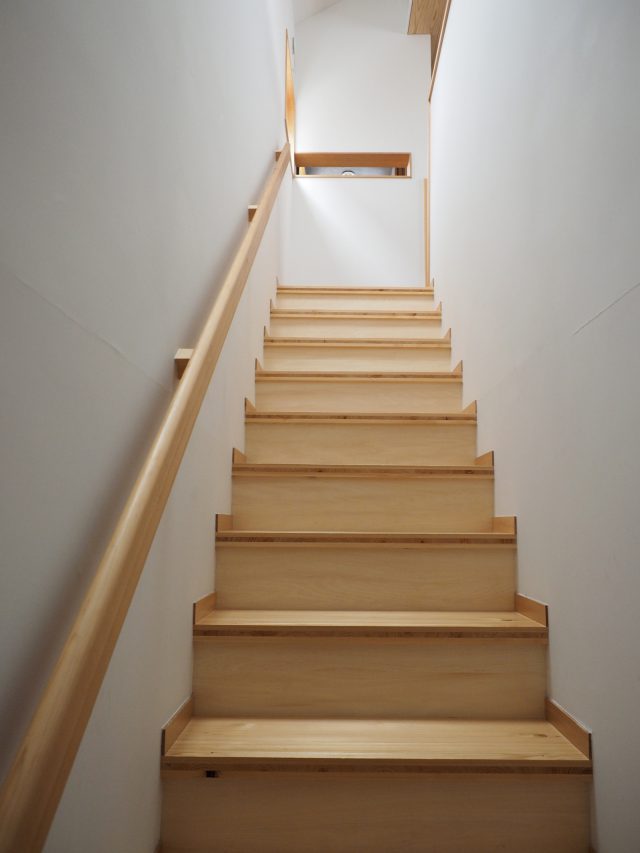 ゆとりある階段