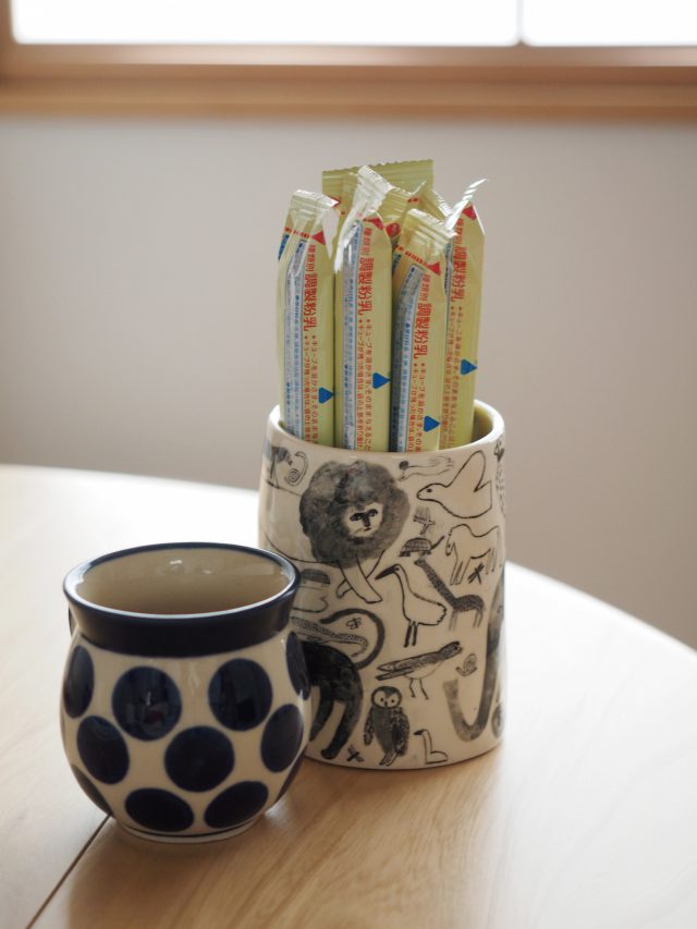 粉ミルクの入れ物もオシャレ