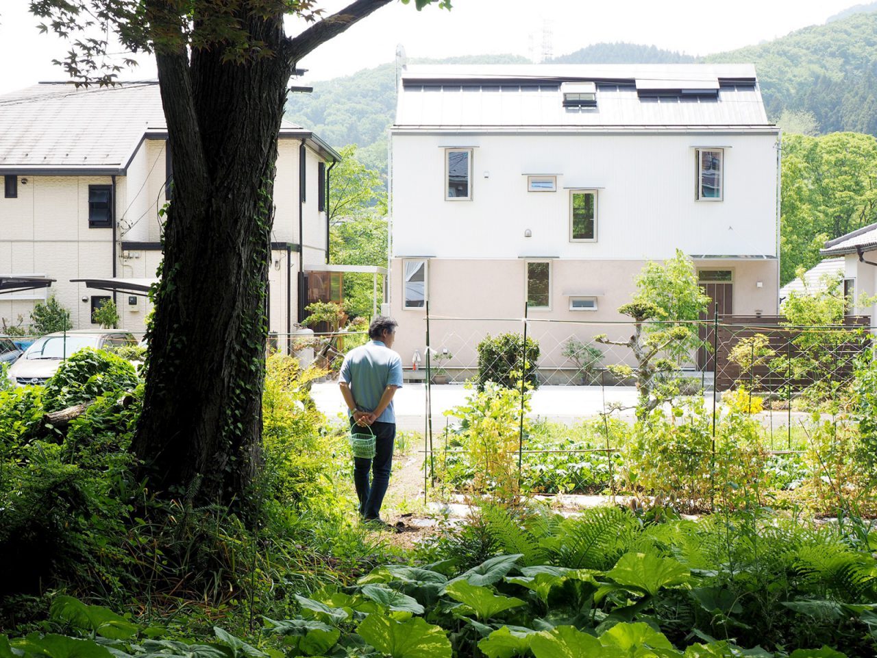 畑や山など緑がすぐ側にある立地