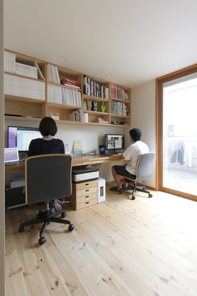 2階のワークスペース。