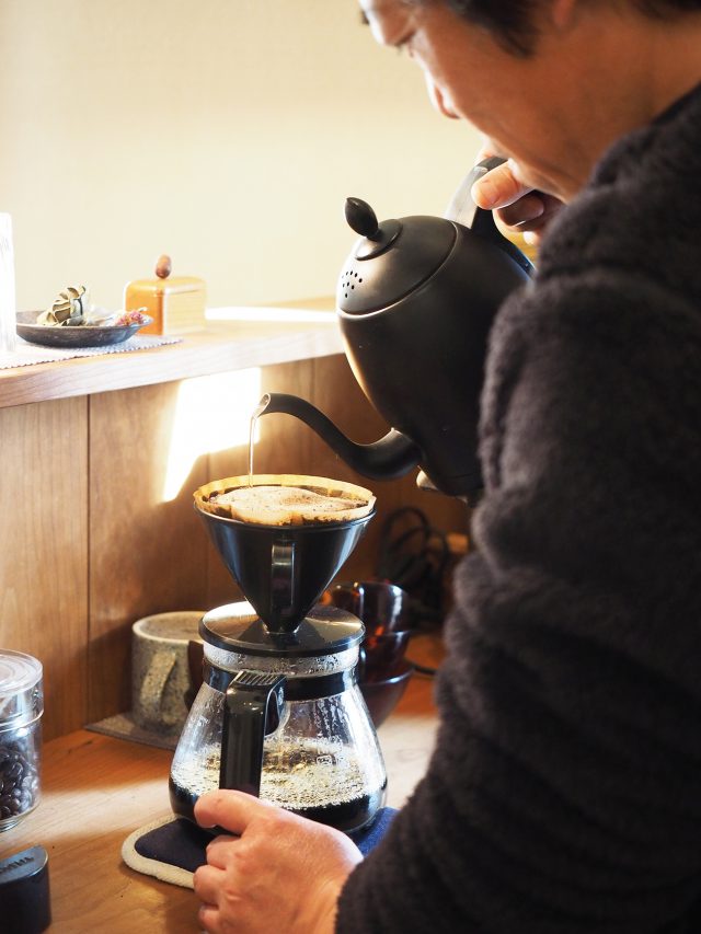 珈琲を入れる時間は至福のひととき