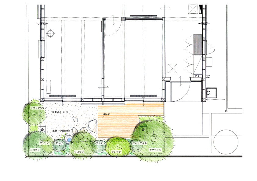 小林賢二さんの手書き図面