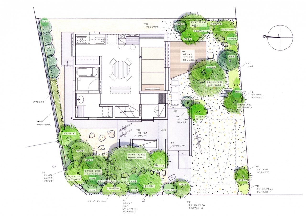 小林賢二さんの手書き図面