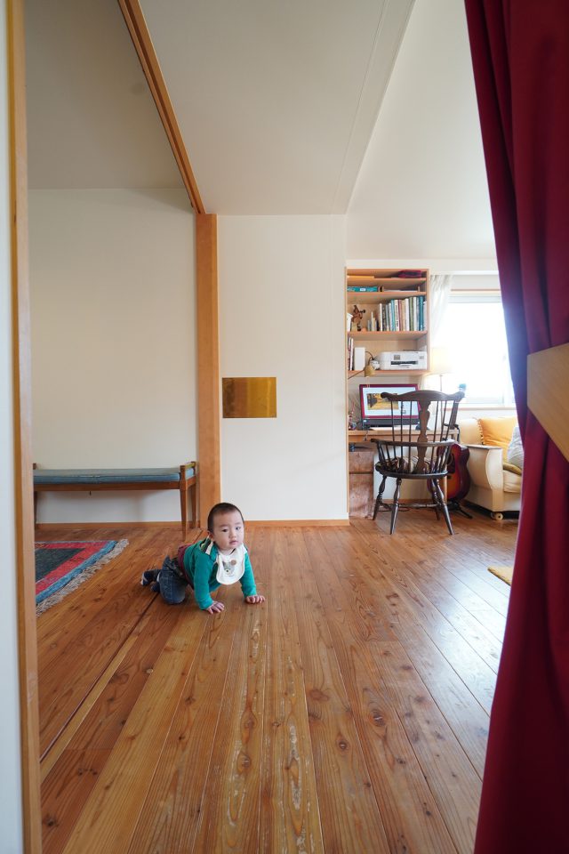 建具を引き込んで広々と。