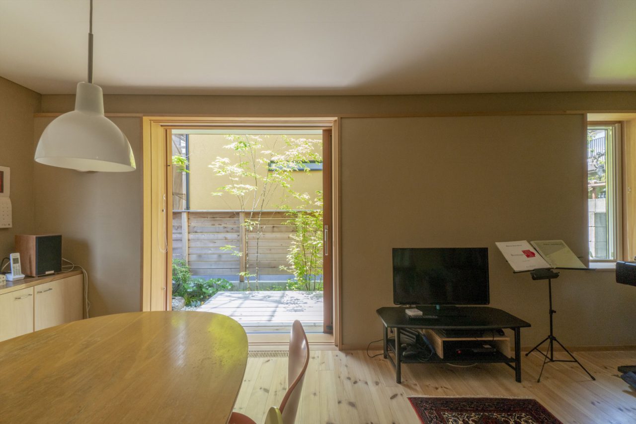 キッチンからの眺め。