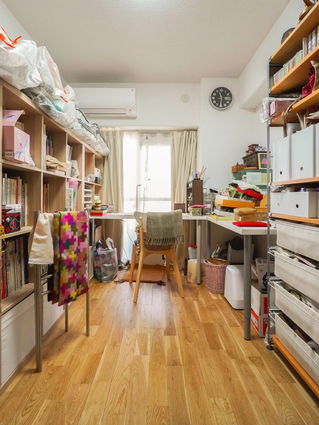 奥様の仕事場には素材がたくさん