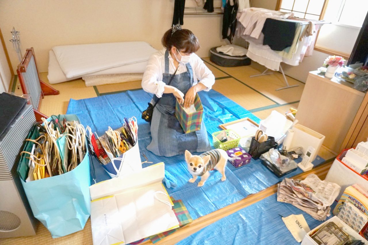 『くらしのコンシェルジュ』にご協力いただいた際の作業風景。