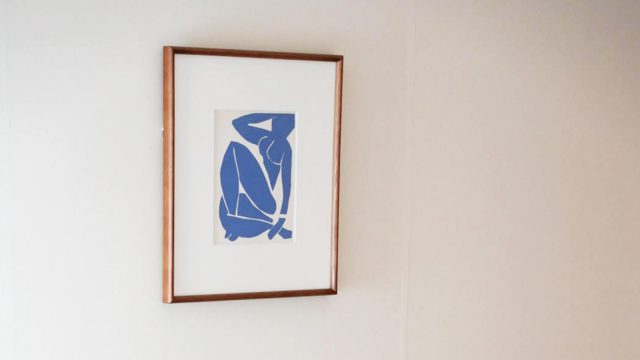 マティスのモダンな雰囲気が 空間にマッチしています