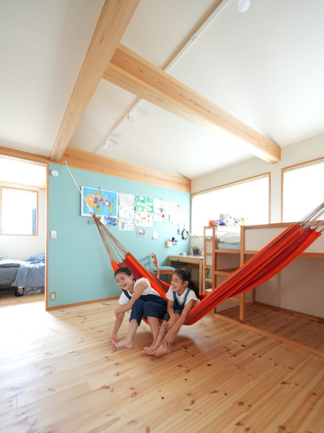 将来は息子さんのお部屋と仕切る予定。