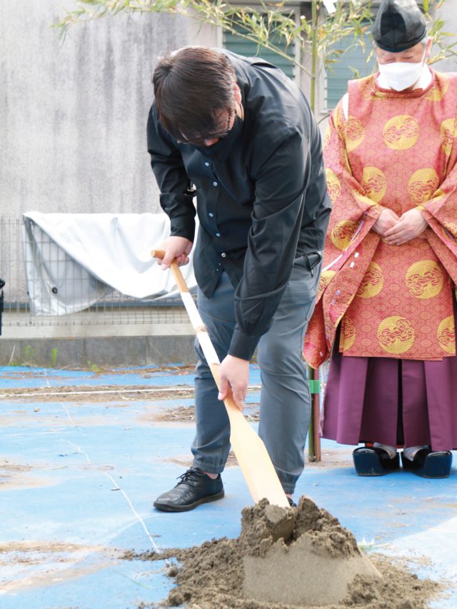 施工者による「土均」