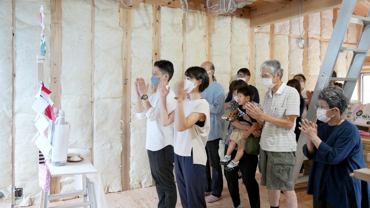 皆で工事安全祈願