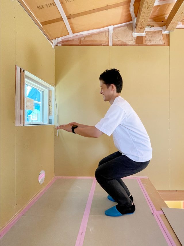 仕事部屋（座っている時のイメージ）