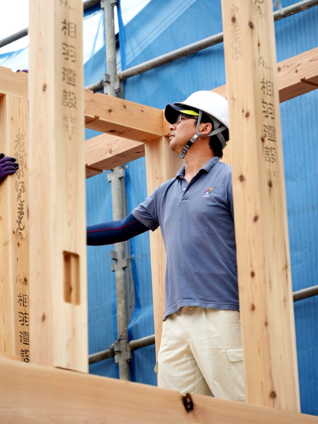 これまで数々の現場を管理してきた、ベテラン現場監督の渡邉