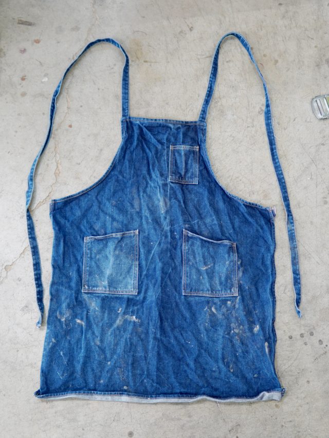 本多大工のデニムエプロン