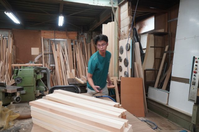 一緒に働く生山さんの息子の聖夏(せな)さん