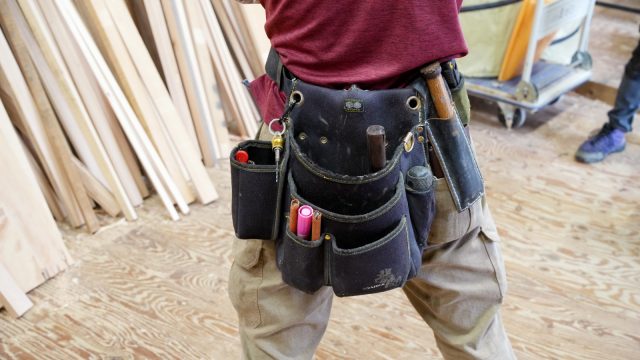 上小園大工の腰袋