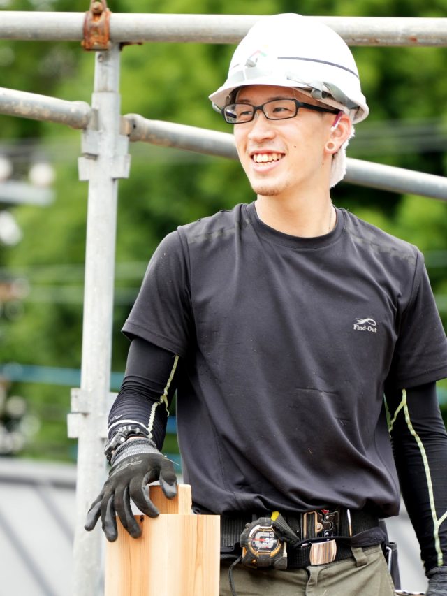 上棟時の志村大工