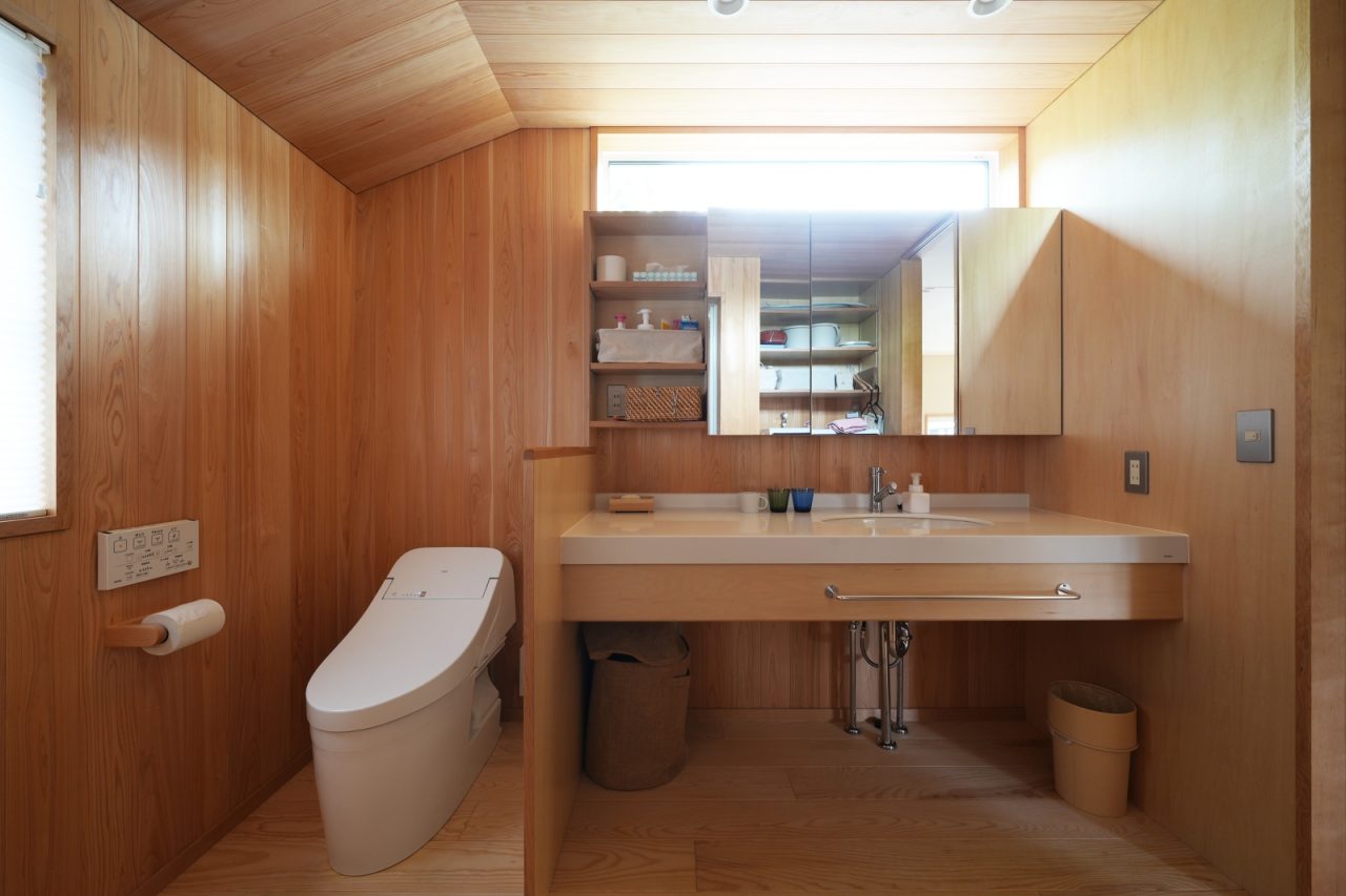 トイレと洗面を一体的な計画に。