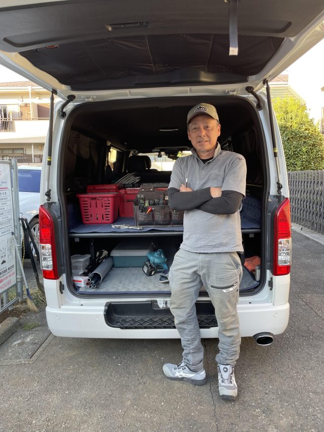 綺麗に整頓された、大滝さんのお車