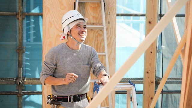 棟梁の徳武さん