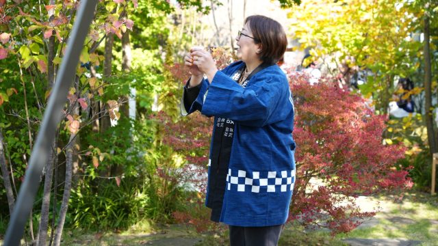 AIBAスタッフの照美さんに乾杯の音頭をとっていただきました