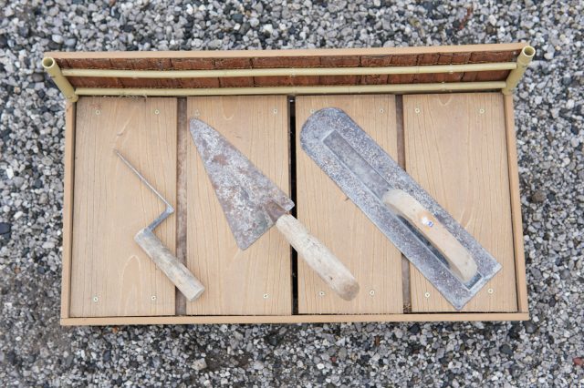 尾崎さんのお仕事道具。