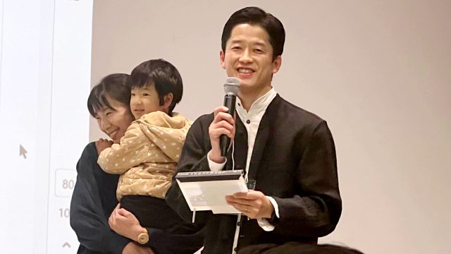 表彰いただき、伊藤からもコメントを…（緊張しました！）