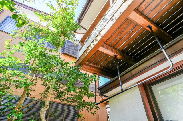 一階には洗濯物干しのパイプも増設