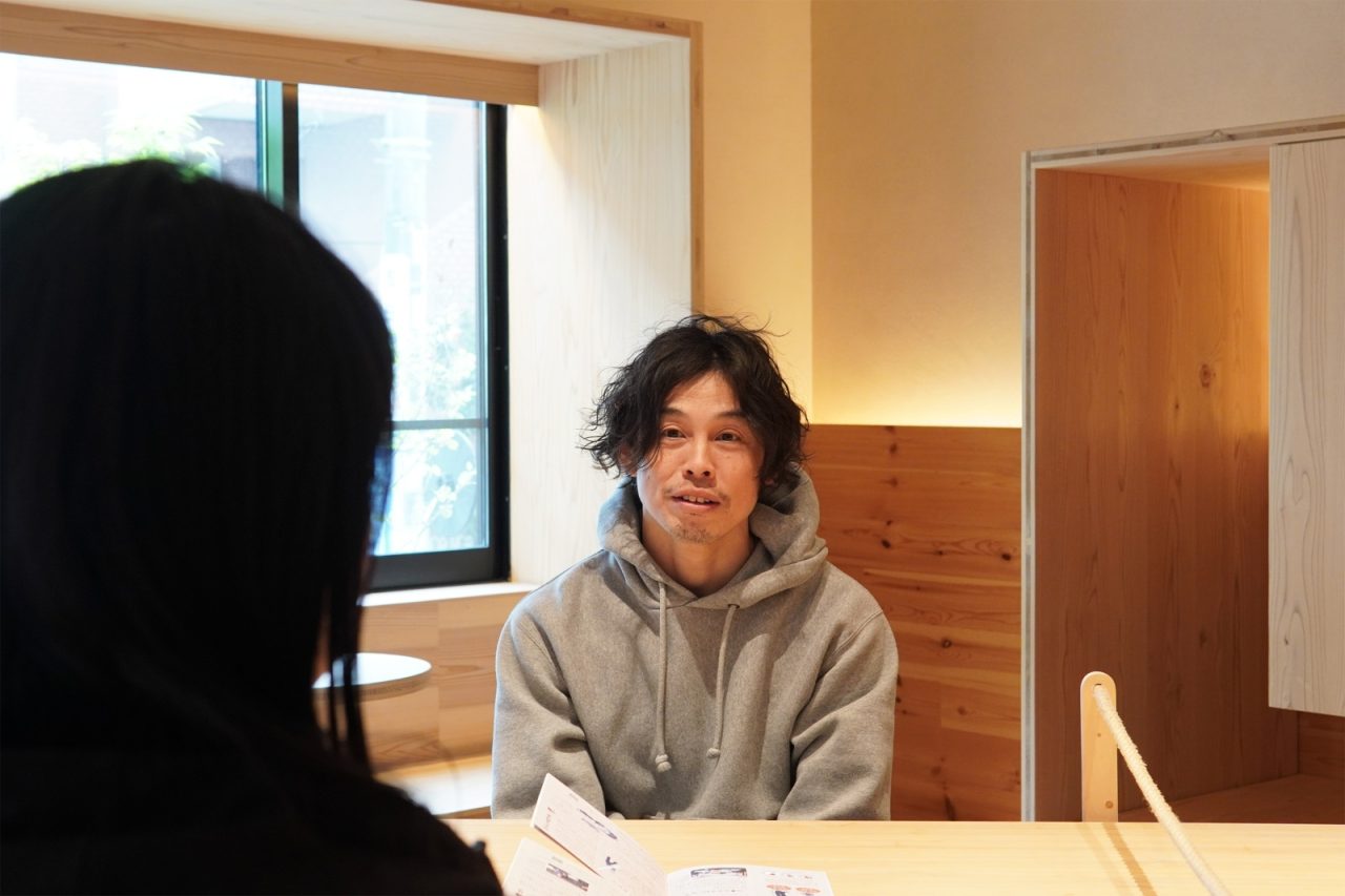 相羽建設の本社にて、取材を行いました