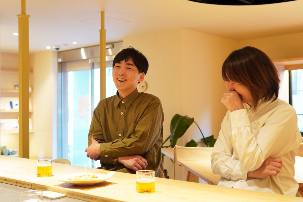 10年以上一緒に仕事をしてきたお二人 これまでの仕事の話をお聞きできた貴重な機会でした