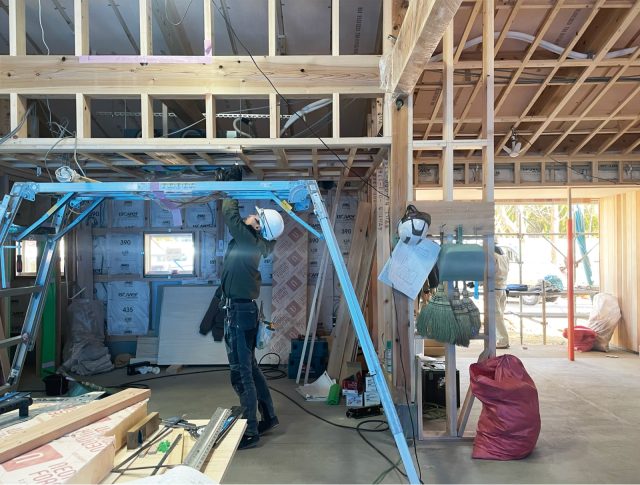 現場の棟梁は社員大工の志村さん