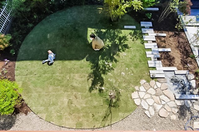 完成時の庭の様子(2021年)