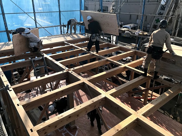 上棟の想い出を。