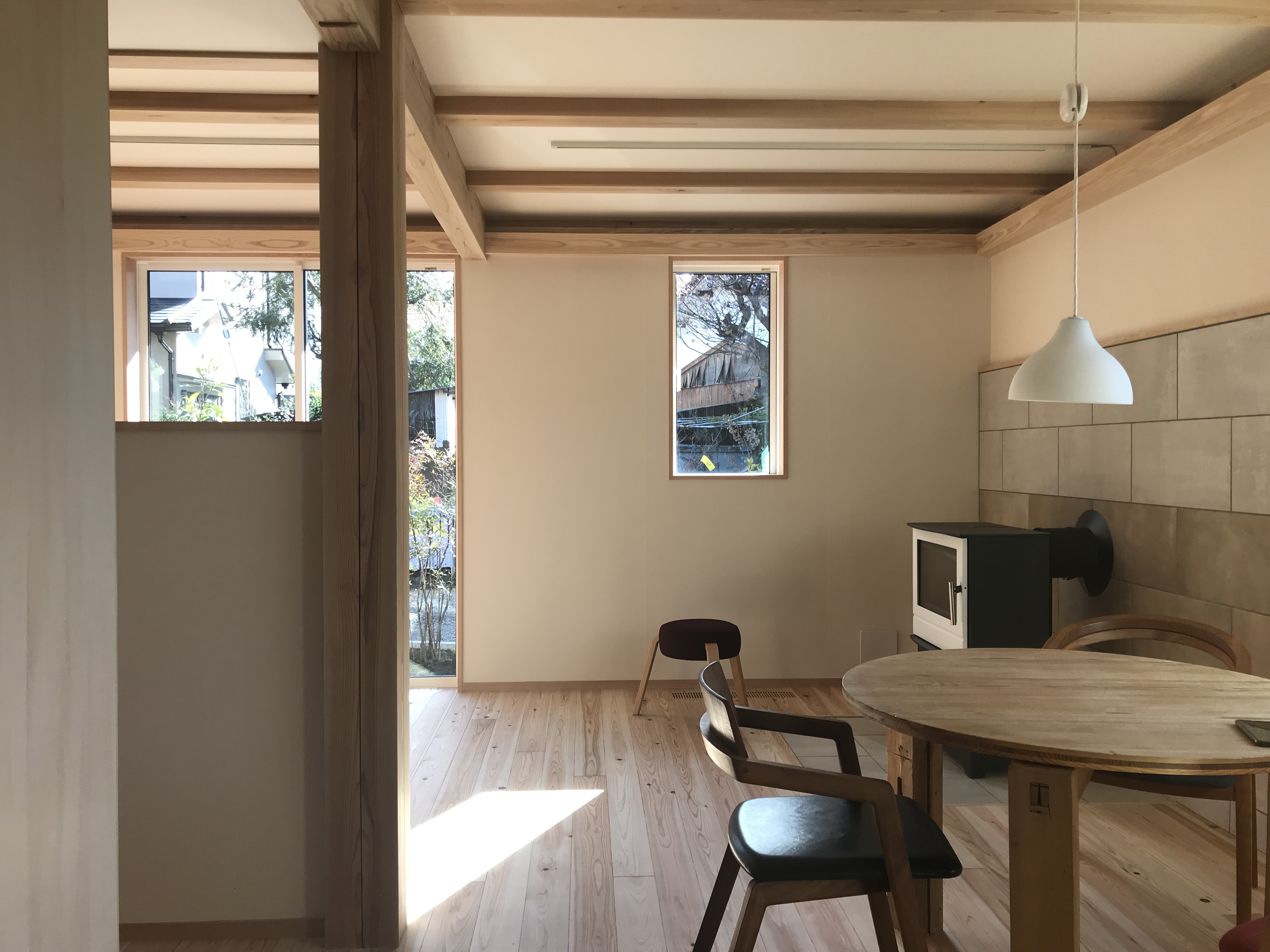 八国山の家、いよいよ完成。