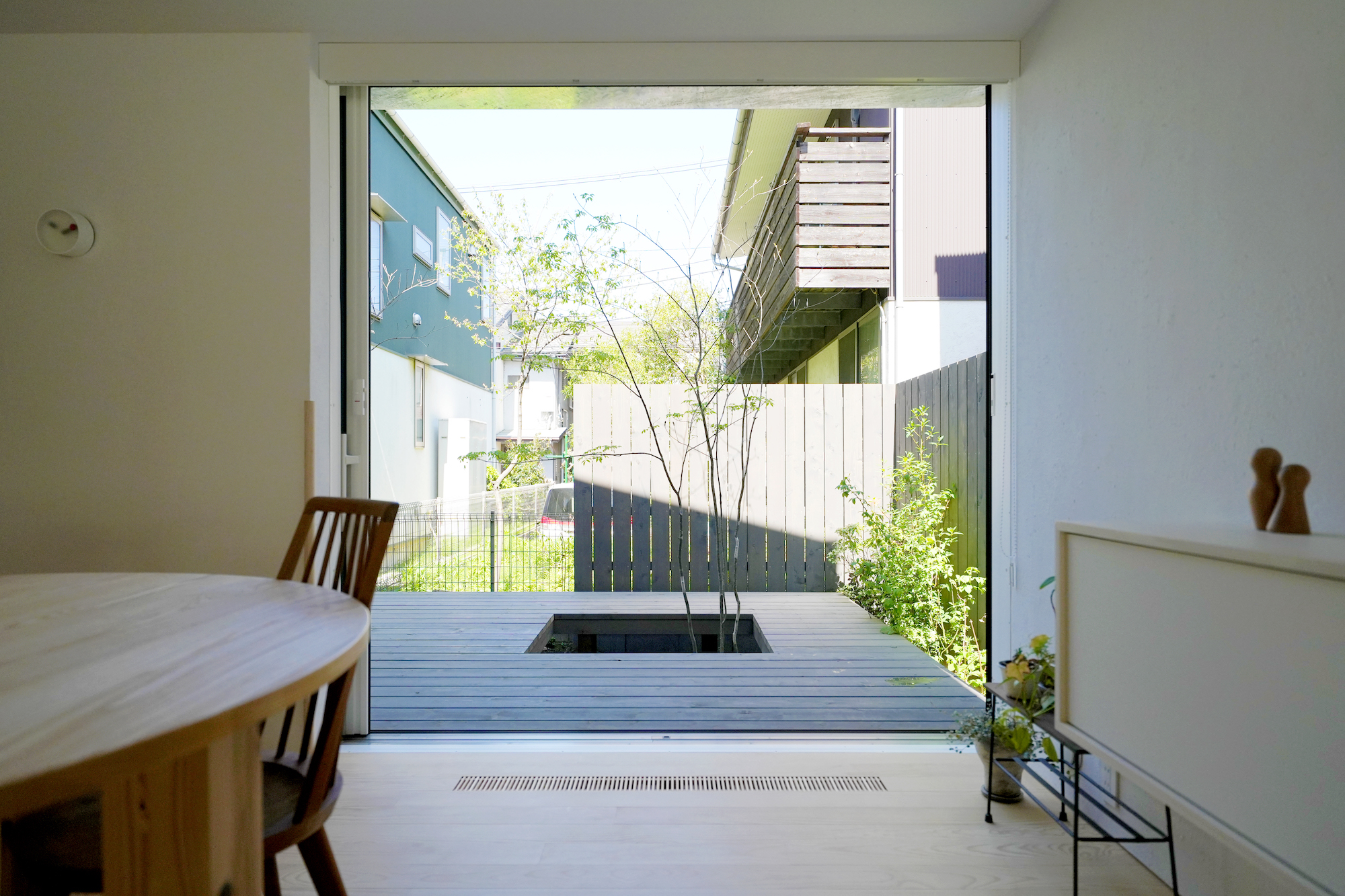 ウッドデッキでの過ごし方｜いとう家の住宅