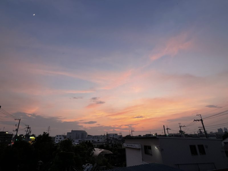 あいばの戸建賃貸住宅～2階リビングから見える空