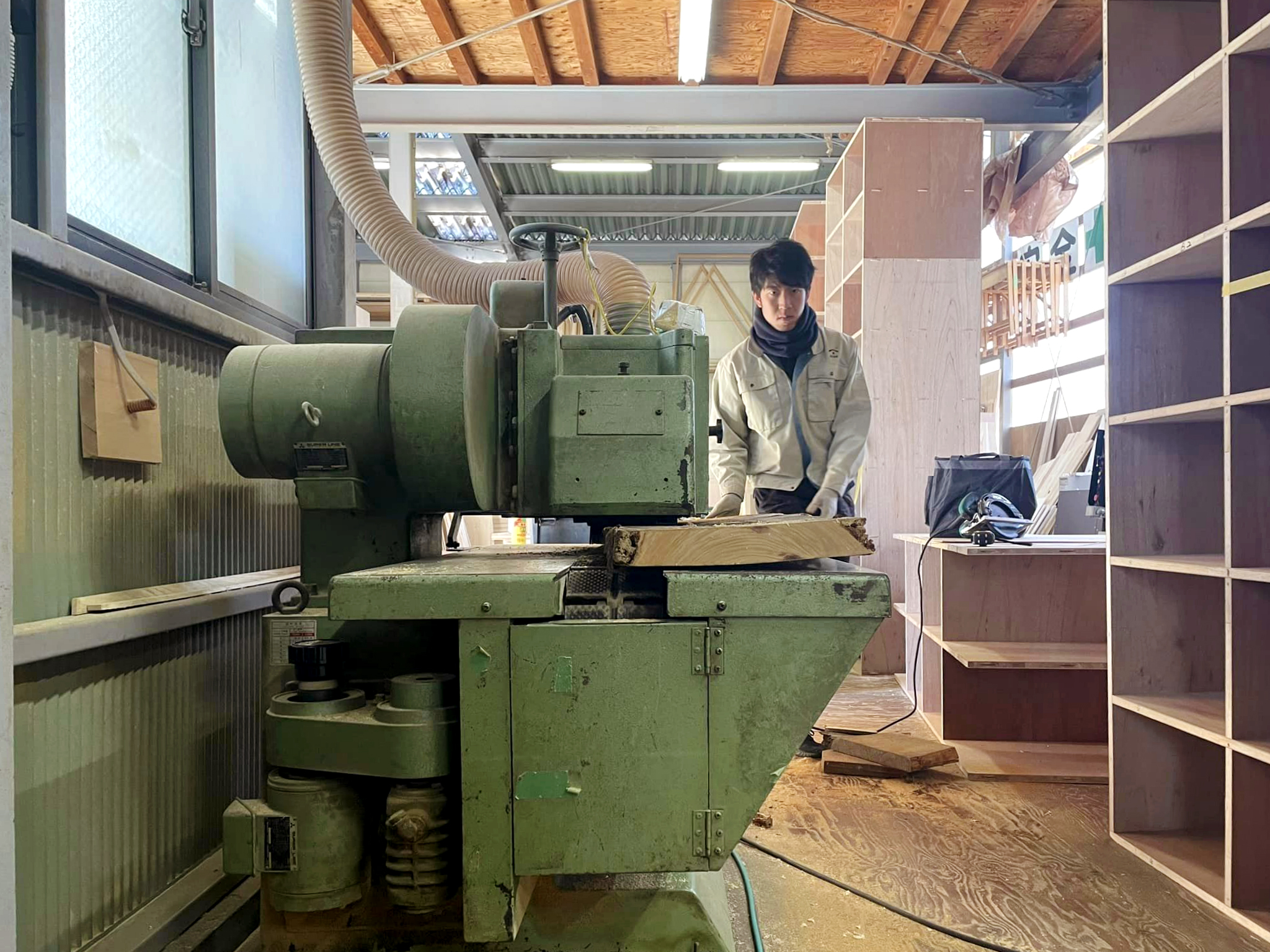 山桜の板材加工｜樋口木材PROJECT