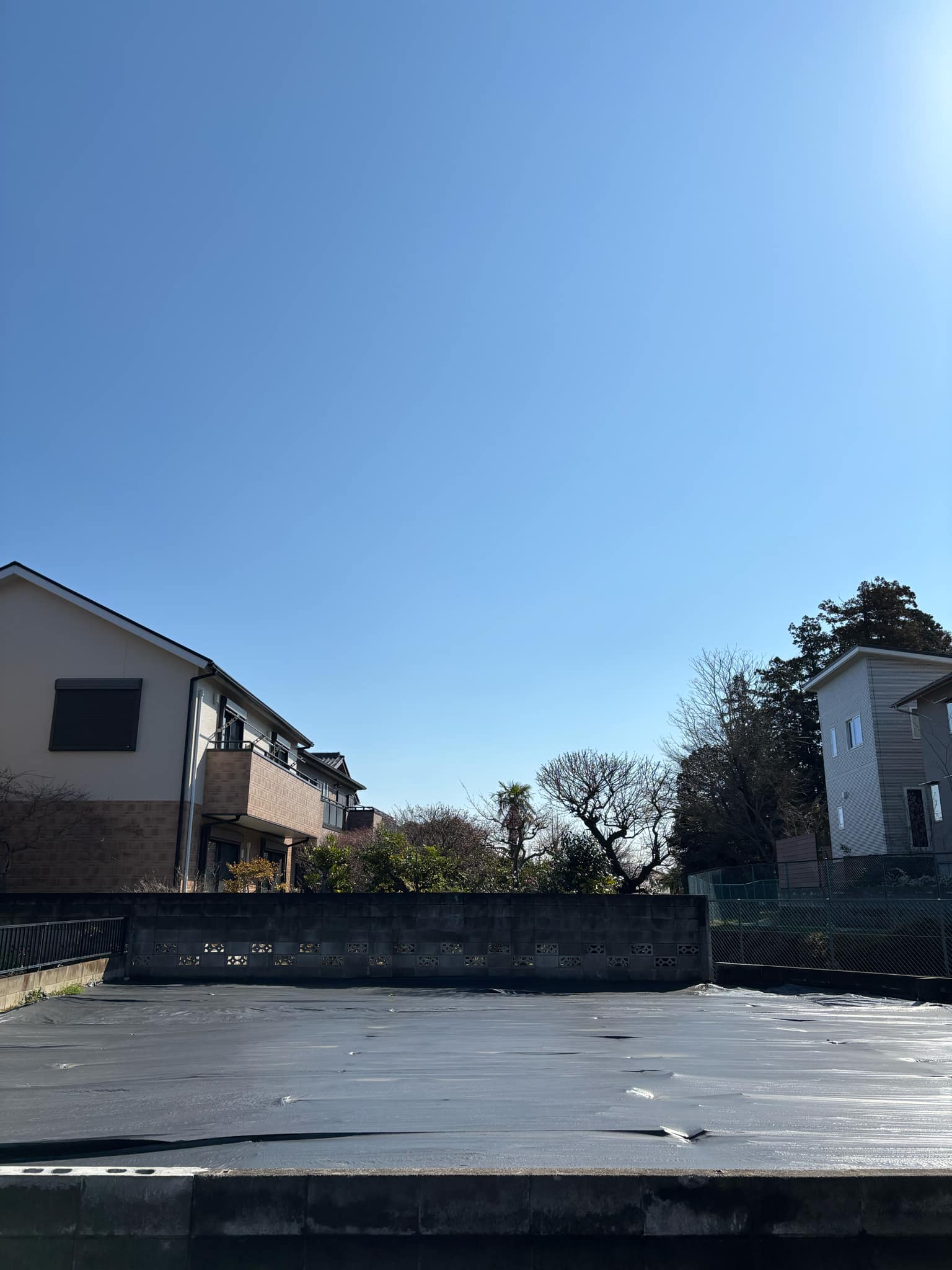 【小手指の土地】電線のない東の空