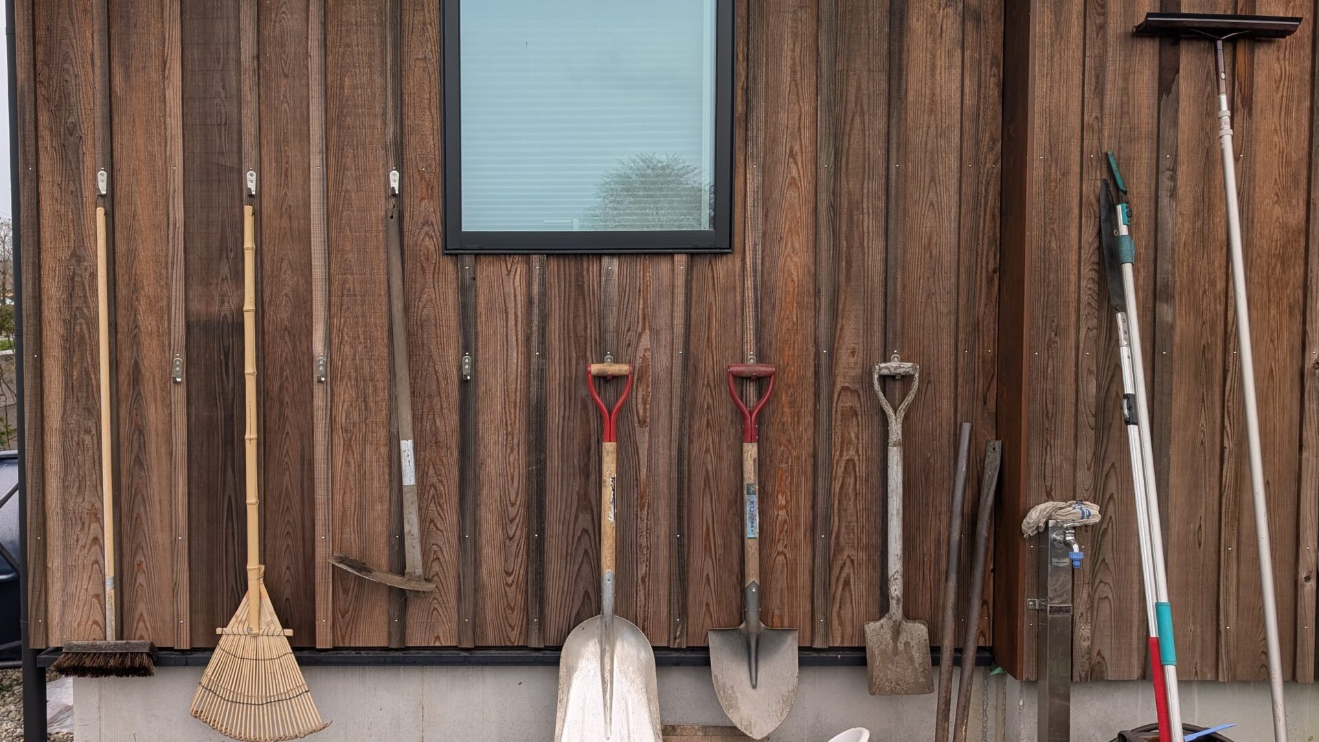 畑道具のお片付け